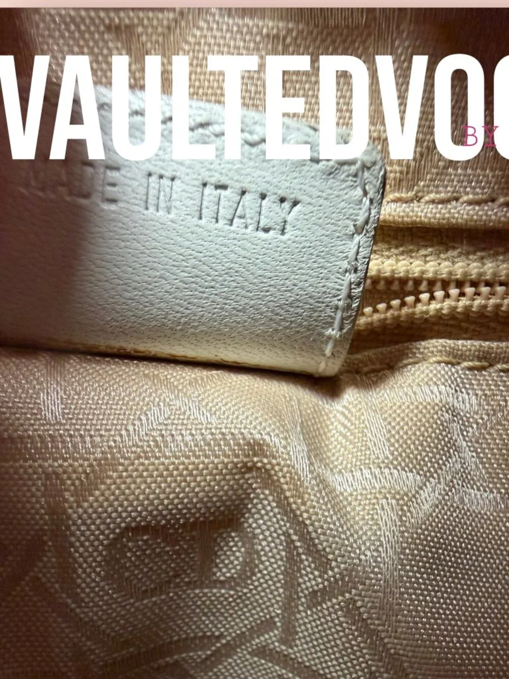 Christian Dior Lady Dior Large Cannage White Leather Tote Gold Hardware Bag - Picture 2 of 16